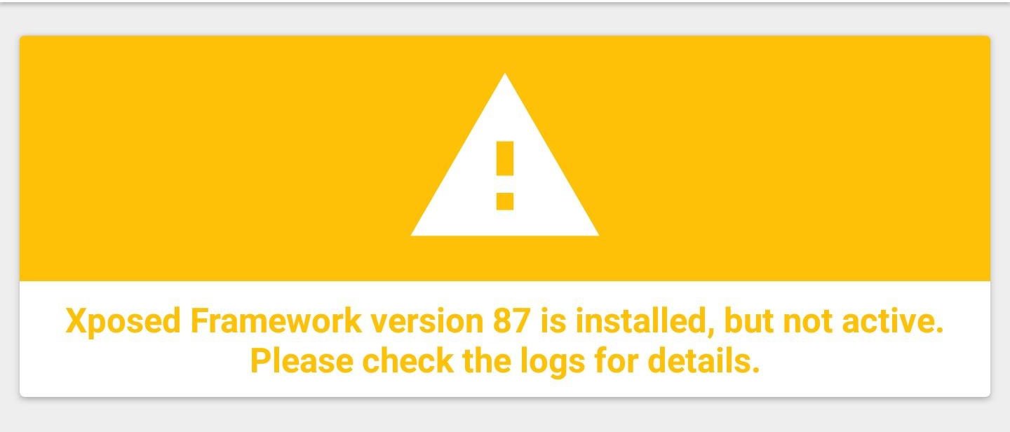 xposed installer inactive framework