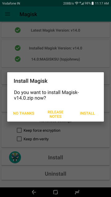 Install Magisk Manager V14 Mohamedovic 2