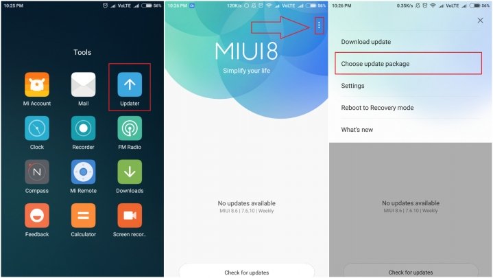 Redmi Note 4 Updater app Mohamedovic