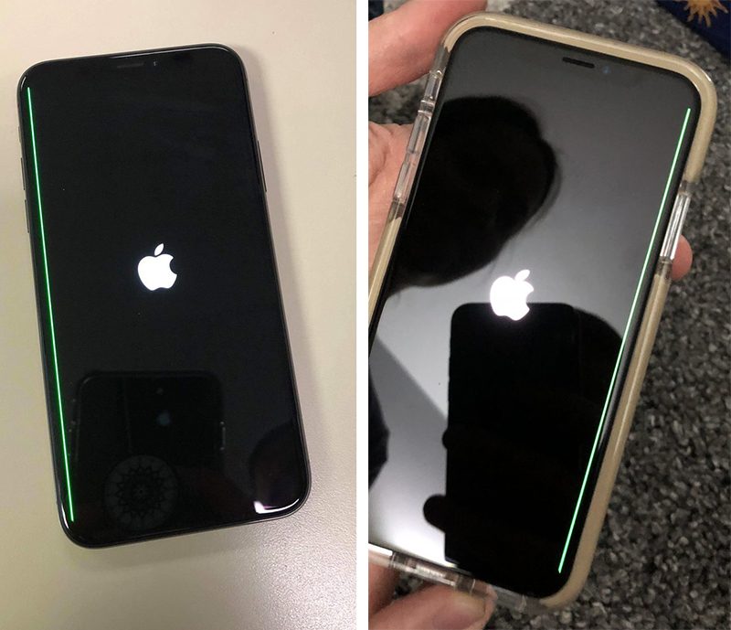 iPhone X green lines on display right side Mohamedovic