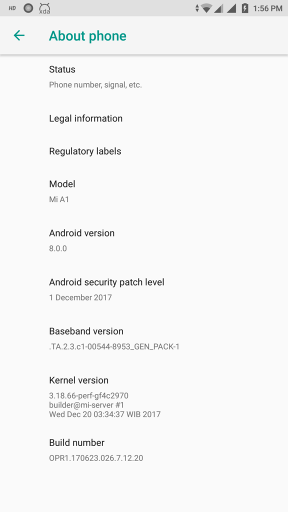 Install Android 8.0 Oreo Beta update on Xiaomi Mi A1 Mohamedovic