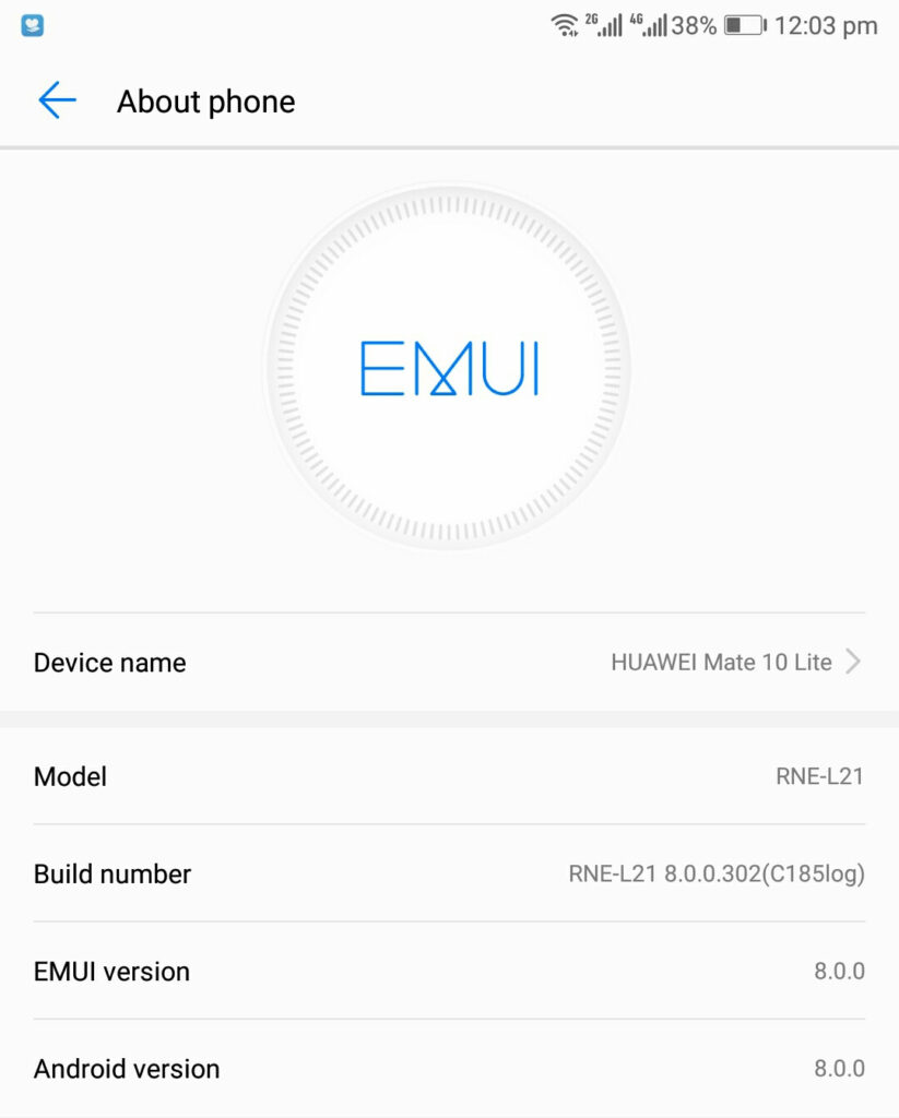 Huawei Mate 10 Lite Official EMUI 8.0 Based Android 8.0 Oreo Mohamedovic