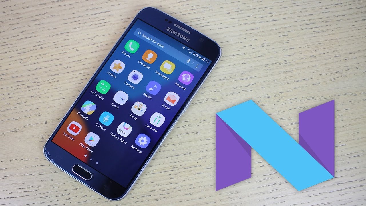 Прошивка galaxy 7. Samsung Galaxy s6 (Nougat). Android 7 Samsung. Андроид 7 самсунг. Galaxy s6 Android 7.
