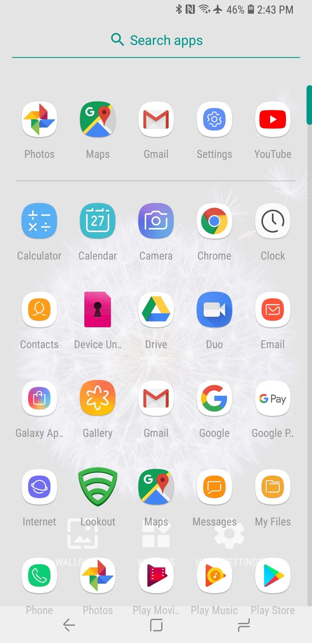Android 9.0 P Pixel Launcher App Drawer Mohamedovic 02