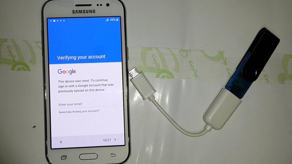 Bypass FRP on Samsung Galaxy Devices using OTG Flash Drive Mohamedovic