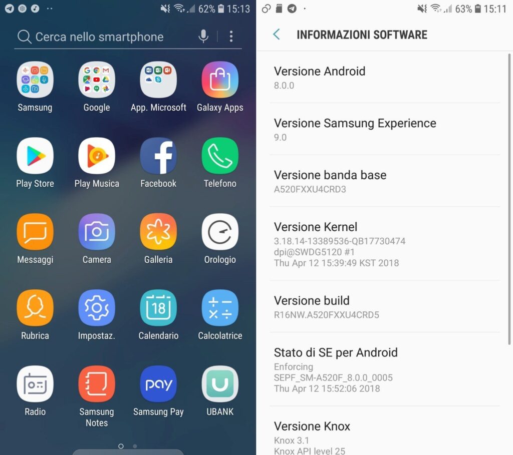 Galaxy A5 2017 Official Android 8.0 Oreo update Mohamedovic 11