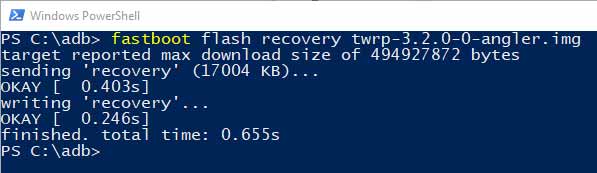 Install TWRP Recovery on Android Devices using Fastboot 2
