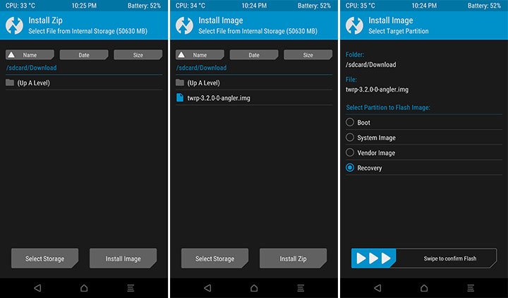 Update TWRP Recovery on Android Devices