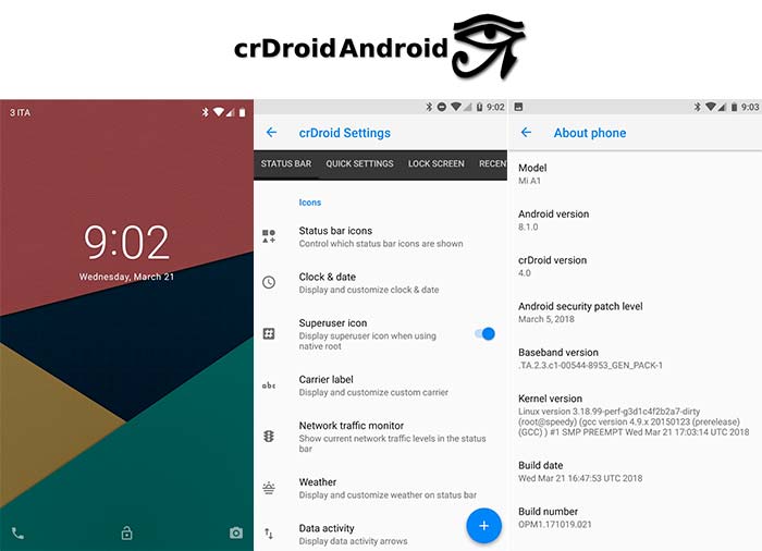 crDroid Based Android Oreo ROM for Mi A1 Mohamedovic 03