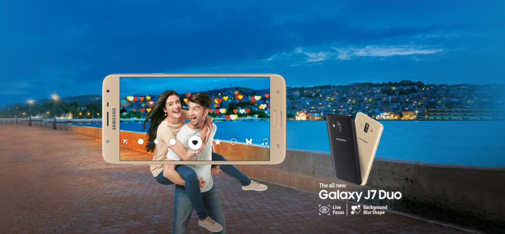 Samsung Galaxy J7 Duo with Dual Camera