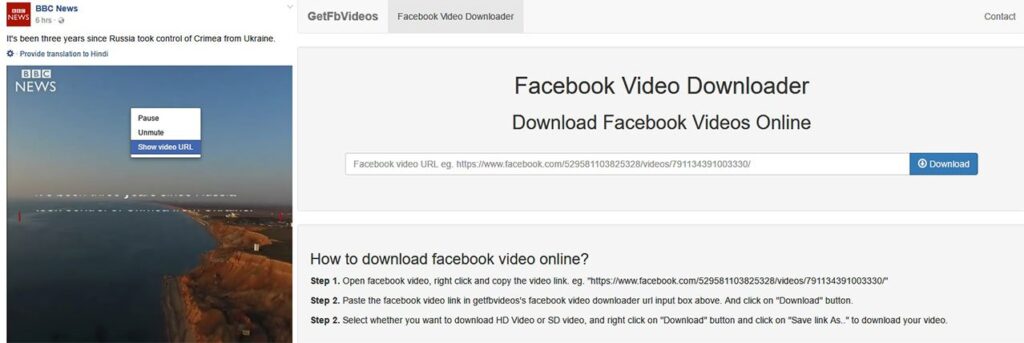 Share Facebook Video on WhatsApp or PC Mohamedovic