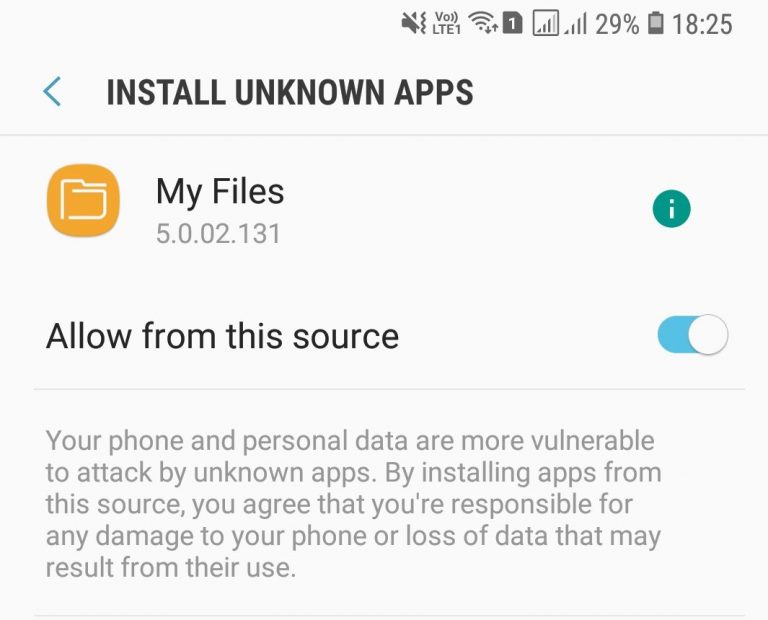 Enable Unknown Sources on Samsung Galaxy Devices Mohamedovic