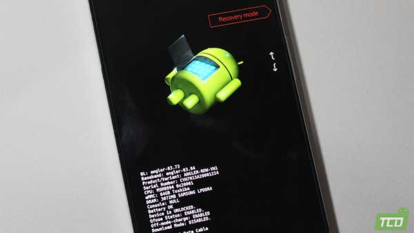 Nexus 6P Bootloader Mode Recovery Mode