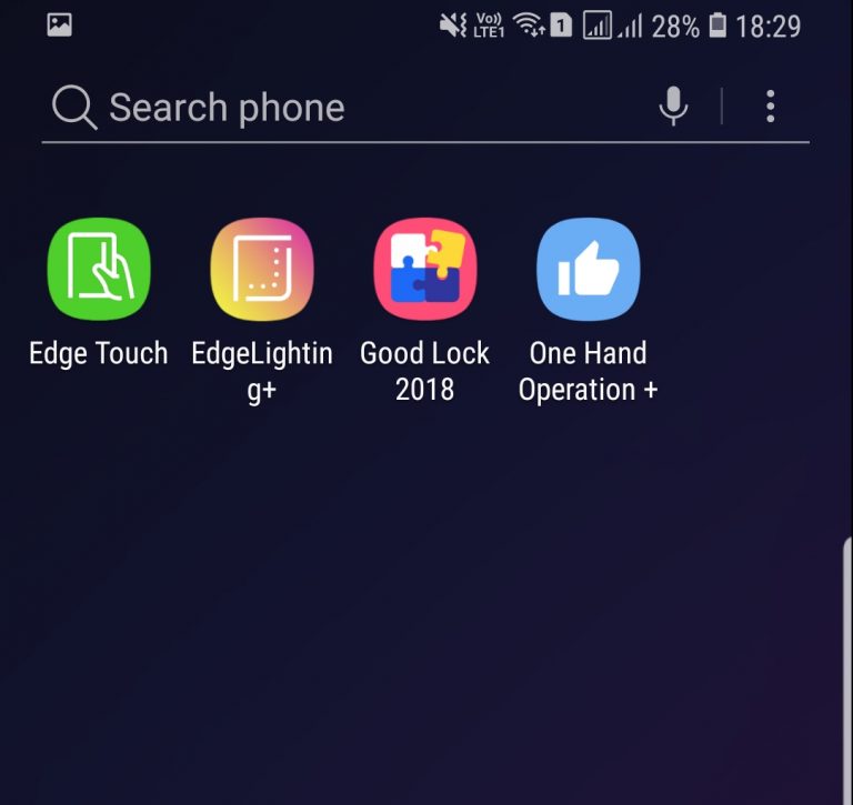 Samsung Good Lock 2018 Only shows 3 Apps Mohamedovic