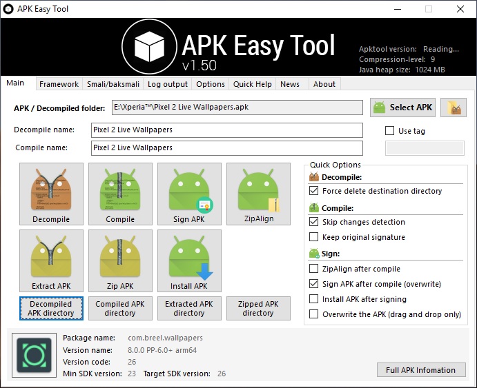 Decompile APK Files using APK Easy Tool Mohamedovic 05