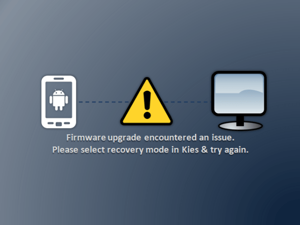 Firmware upgrade encountered an issue 0n Samsung Galaxy Devices