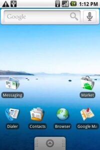 HTC Dream T Mobile G1 had an App drawer Mohamedovic 01