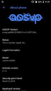 ViperOS Based Android Oreo for Lenovo A6000 Mohamedovic 05