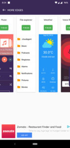 Get Galaxy Note 9 Edge Screen via Action Edge App Mohamedovic 09