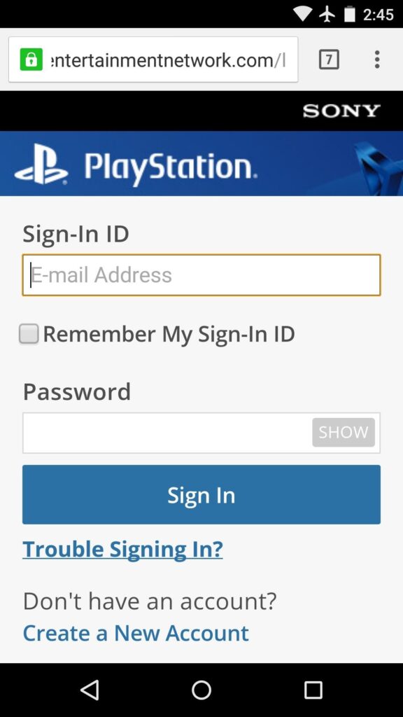 Sign into Your PlayStation Account Mohamedovic 03