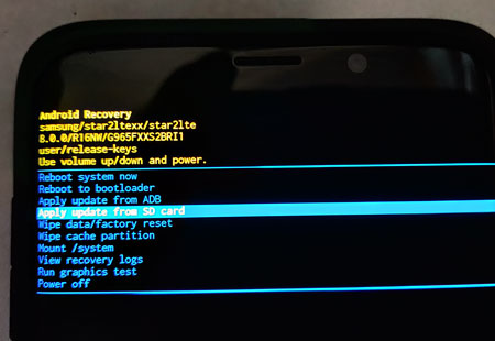 Update Galaxy S9 to Android Pie via Recovery