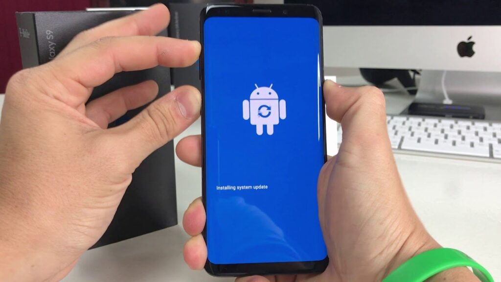 Galaxy S9 Blue Screen