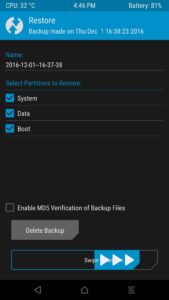 Restore NANDroid Backup via TWRP Recovery Mohamedovic 03