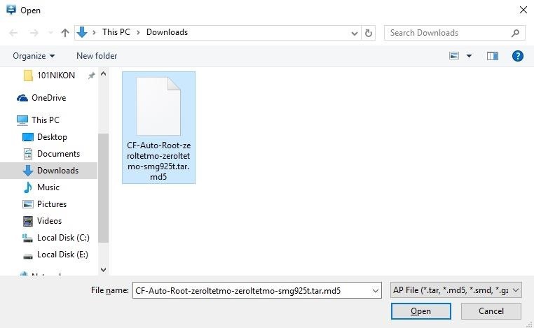 CF Auto Root Md5 file