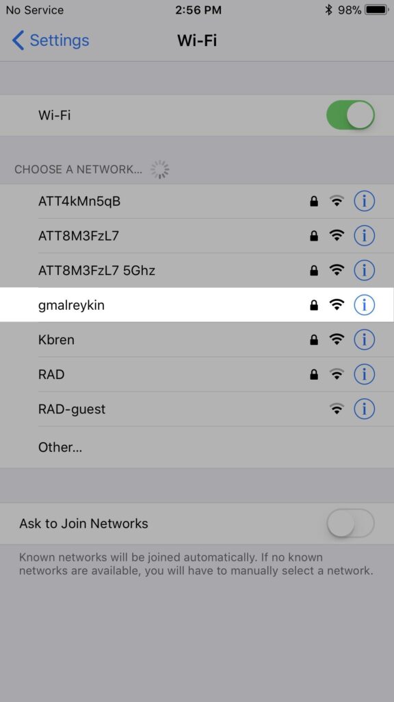 Choose Wi Fi Network Mohamedovic 01