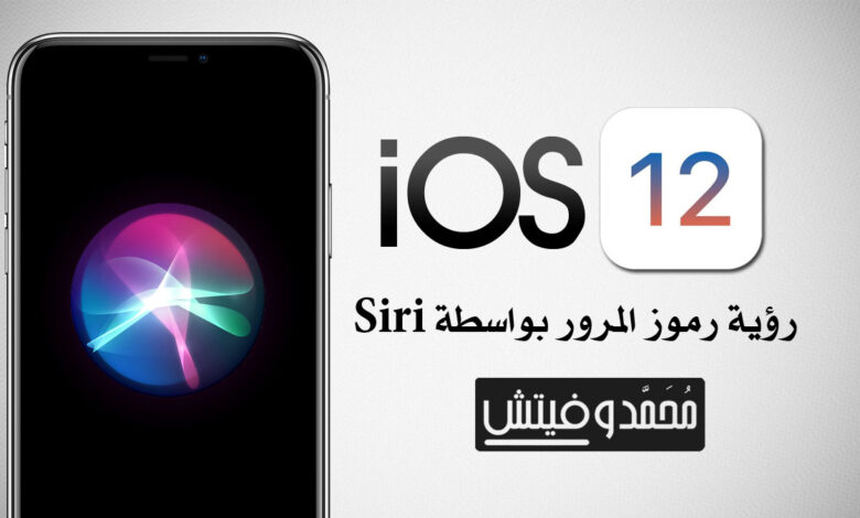 كيفية رؤية رموز مرور حساباتك في الآيفون بنظام iOS 12 باستخدام سيري 1 Know your Passwords using Siri