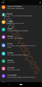 Leaked Android Q on Pixel 3 XL 02