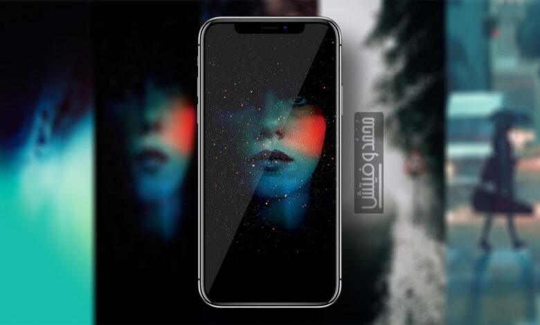 أجمل خلفيات iPhone متعددة التصميمات والألوان عالية الدقة (+Full HD) في 2023 1 Best Colorful iPhone Xs XR Wallpapers