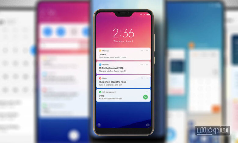 تثبيت تحديث Android 9 Pie (إصدار MIUI 10) لهاتف Redmi 6 pro (تجريبي) 1 Redmi 6 Pro MIUI 10 based Android Pie