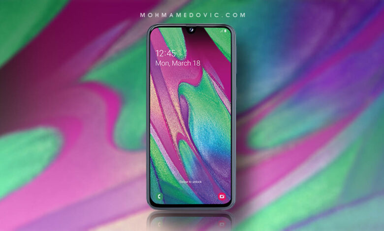 تحميل خلفيات سامسونج Galaxy A40 الرسمية | 9 صور بدقة +FHD 1 تحميل خلفيات جالكسي A40