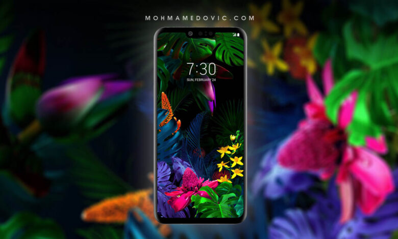 هاتف LG G8 ThinQ: تطبيقات النظام | الخلفيات الرسمية & المتحركة بدقة 4K 1 تحميل خلفيات وتطبيقات LG G8 ThinQ