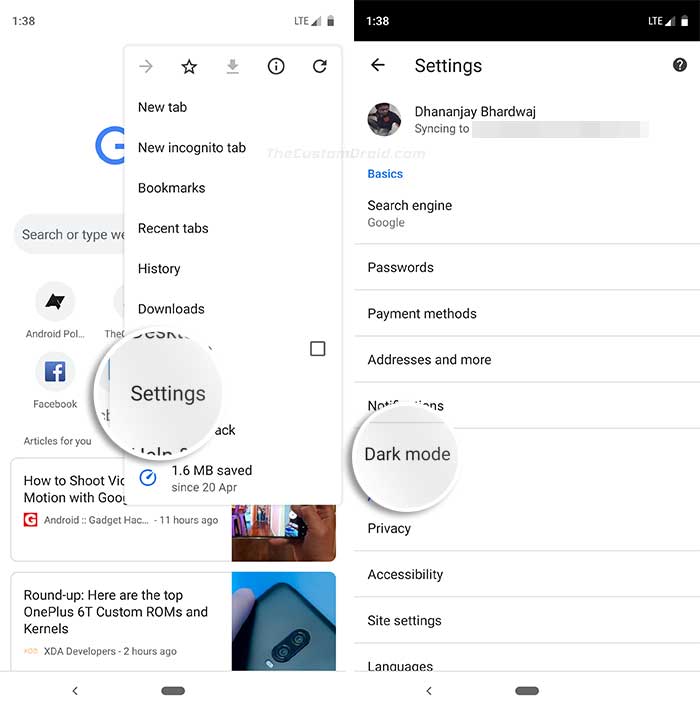 Enable Chrome Dark Mode on Android 03