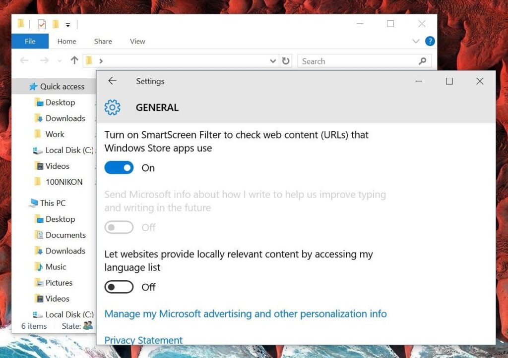 Font Size Changed in Windows 10