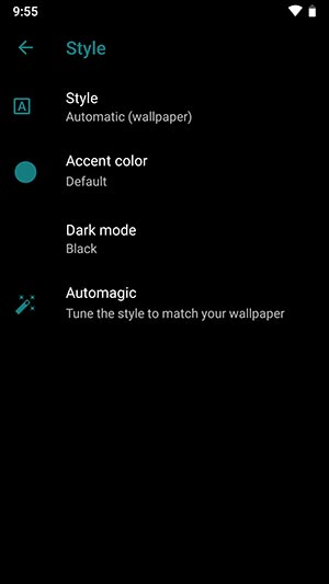LineageOS 16 Device Settings Style