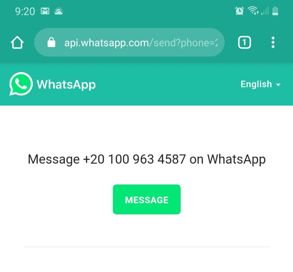 Send Messages using WhatsApp wa.me links