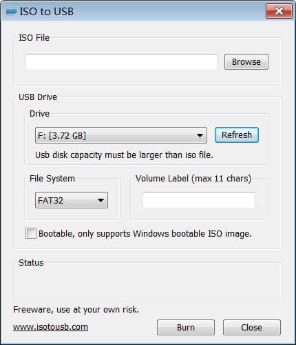 برنامج حرق الويندوز على الفلاشة ISO to USB