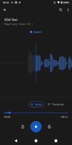 تطبيق مسجل الصوت من جوجل
