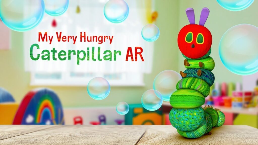 تطبيق My Very Hungry Caterpillar أحد ألعاب تعليمية للأطفال