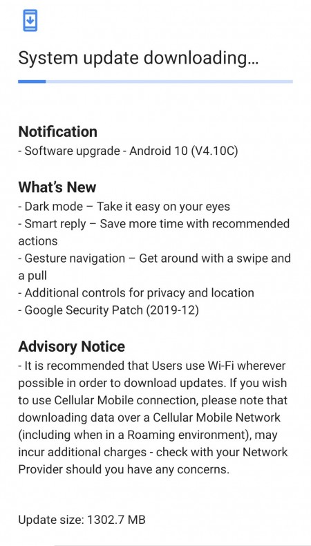 تحديث Android 10 لهاتف نوكيا 6.1