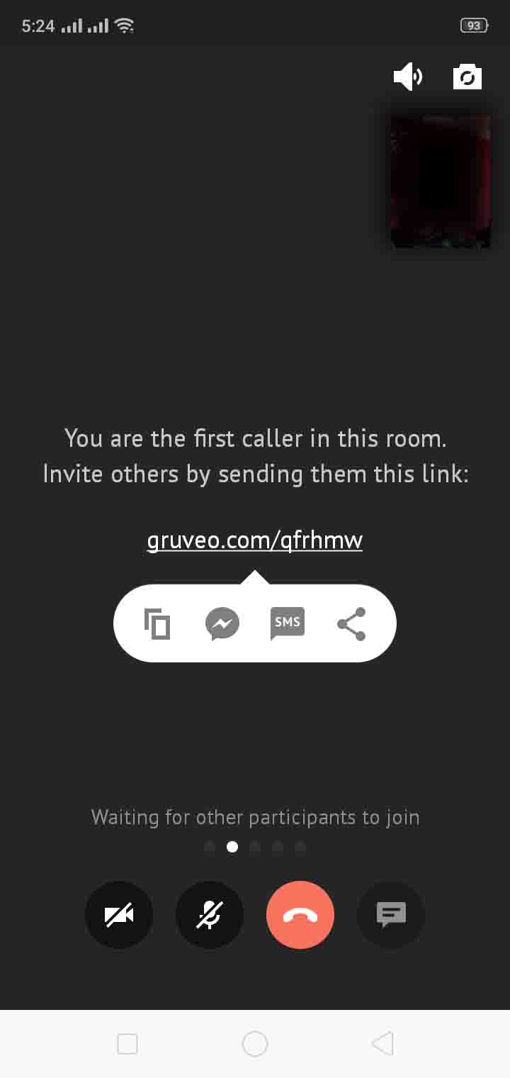 المكالمات الصوتية والفيديو على تطبيق جريفو