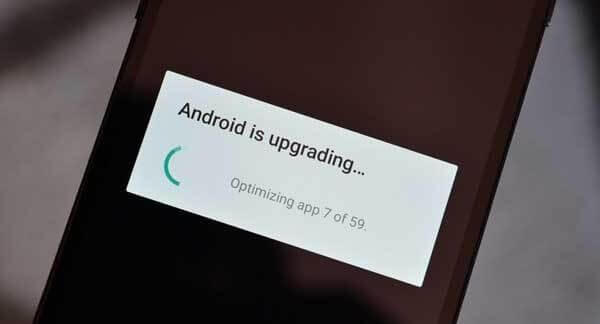 مشكلة Android is starting