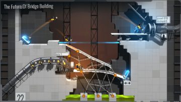لعبة Bridge Constructor Portal من ألعاب الذكاء للاندرويد