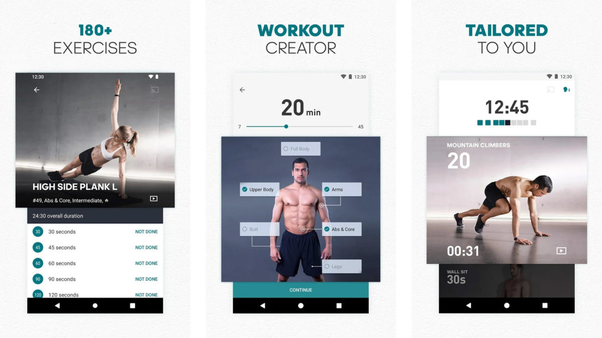 تطبيق Runtastic workout apps