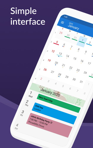 تطبيق DigiCal Calendar Agenda