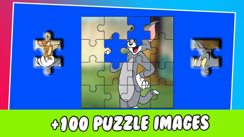 لعبة Jigsaw Tom Puzzle Jerry Game‏