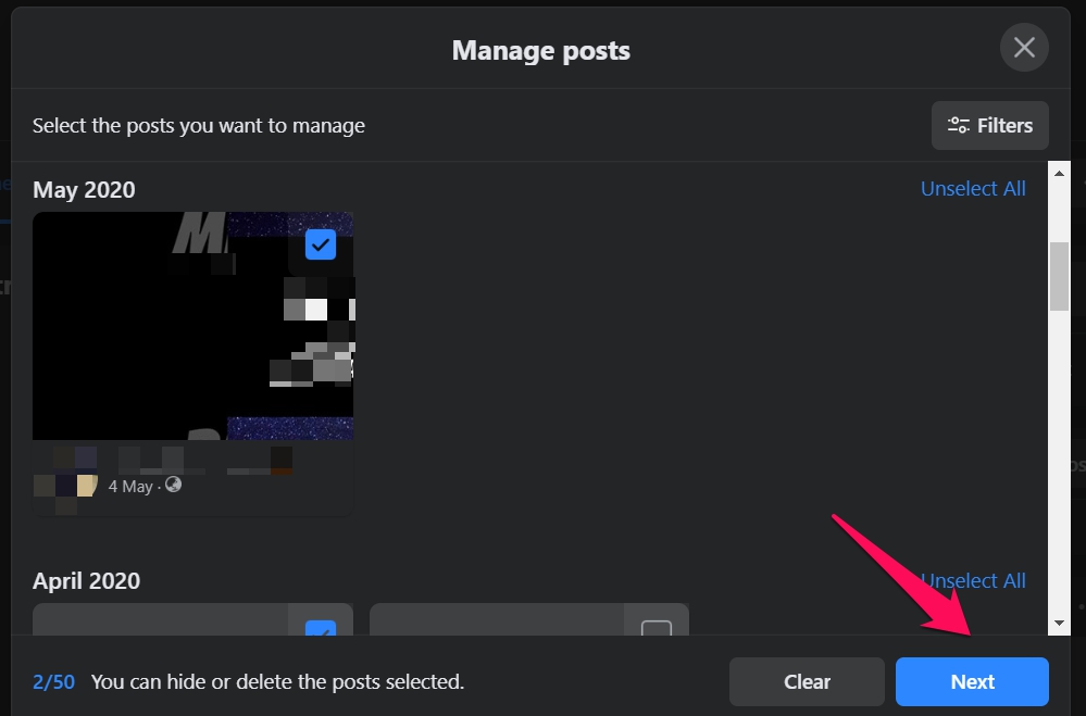 Delete Facebook Posts via Desktop 03
